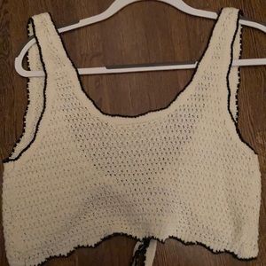 Urban outfitters knit crop tank